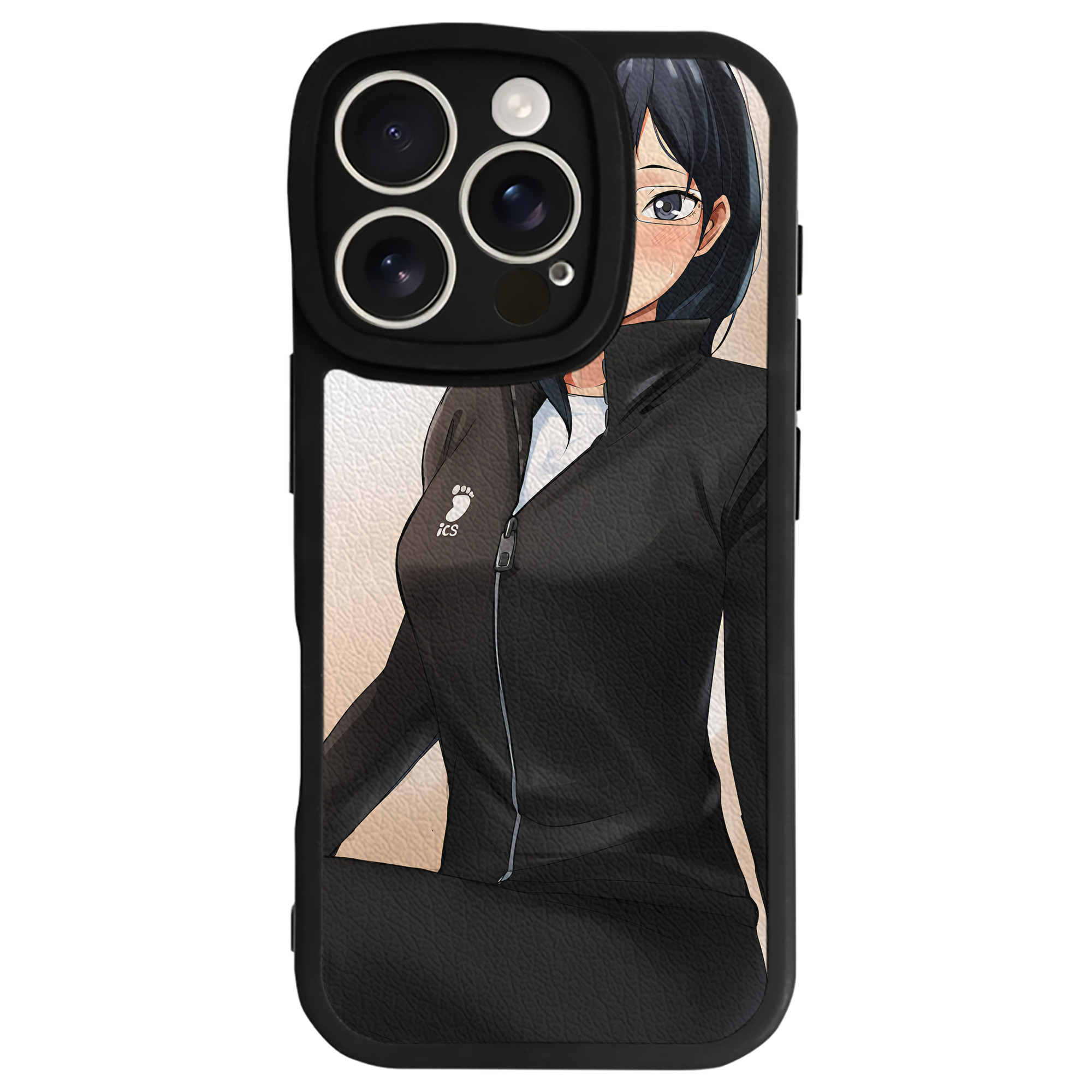 （画像用） ハイキュー!! Haikyu!! 【iPhone 16シリーズ対応】シリコンスマホケース（レザー調） 材質：シリコン